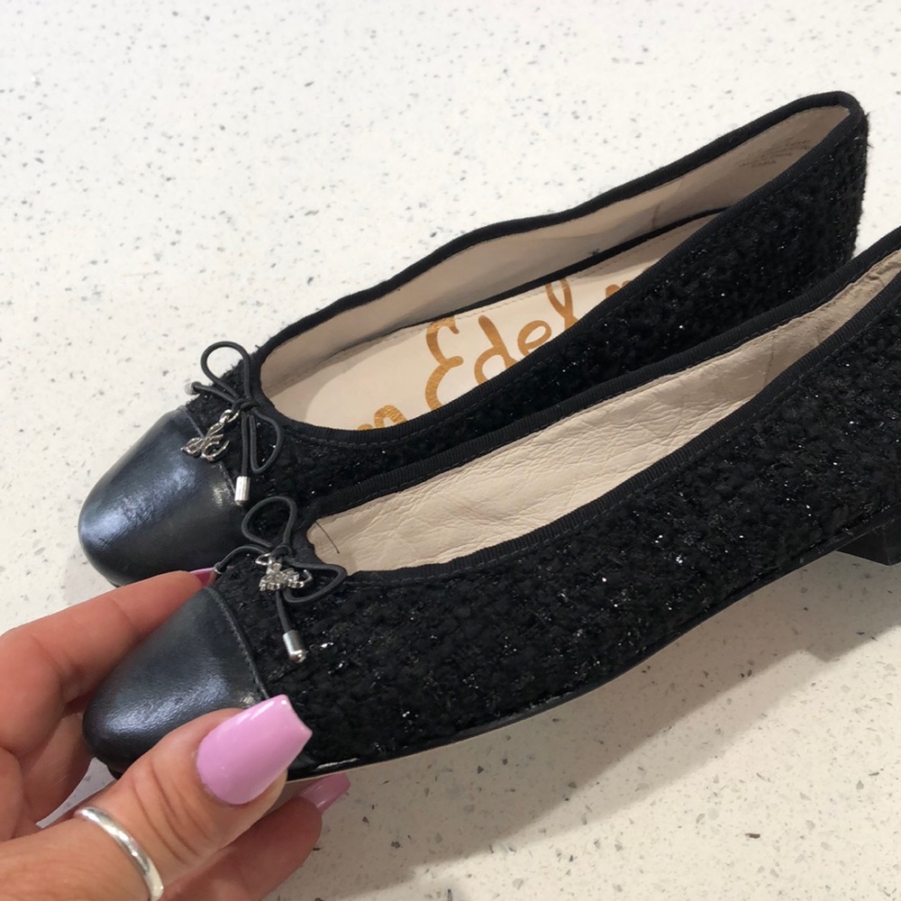 Sam Edelman boucle tweed Loafers